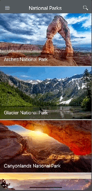 header animation sample