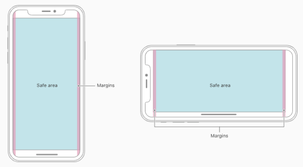 apple ios safe area