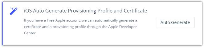 ios generate profile certificate